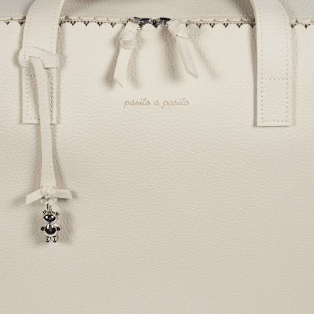 Valise de maternité icon cream Crème+Vert 2 - vertbaudet enfant 