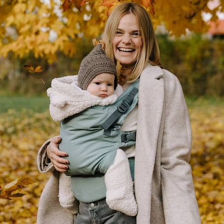 Porte bébé boba x sea mist Vert menthe 1 - vertbaudet enfant 