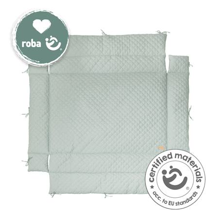 Tapis de parc bébé roba style Gris argenté+Rose / mauve+Vert givré 17 - vertbaudet enfant 