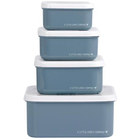 Lot de 4 boîtes à goûter véhicules Bleu, jaune, rouge 4 - vertbaudet enfant 
