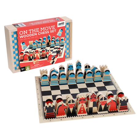 Jeu d'echecs en bois - on the move Multicolor 4 - vertbaudet enfant 