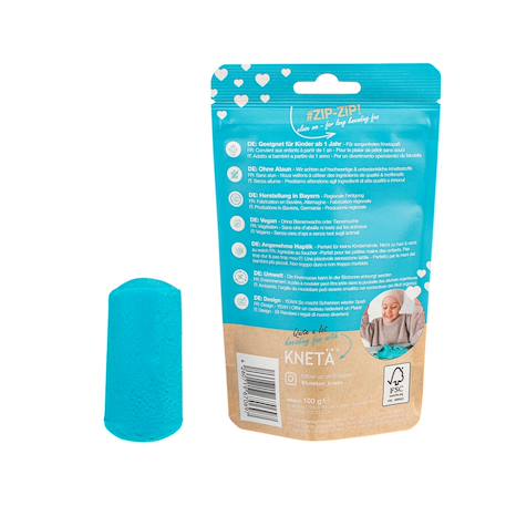 Tube de pâte à modeler végétalienne Blue+Orange+Pink+Red 2 - vertbaudet enfant 
