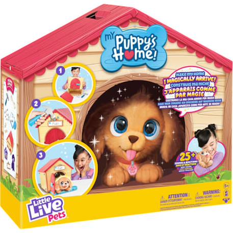 Little live pets chien my puppy's home - set de jeu interactif Multicolore 1 - vertbaudet enfant 