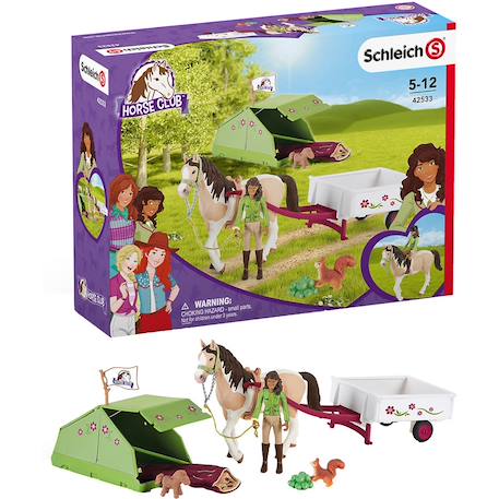 Horse club aventures au camping de sarah Multicolore 1 - vertbaudet enfant 