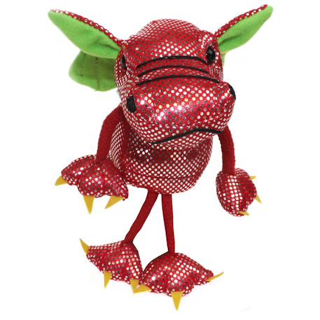 Marionnette à doigts - dragon rouge Multicolor 2 - vertbaudet enfant 