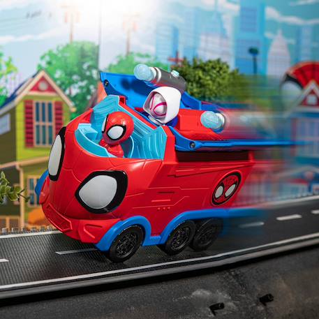 Marvel's spidey et ses incroyables amis - spinning laster ghost camion tournant Rouge 4 - vertbaudet enfant 