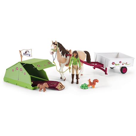 Horse club aventures au camping de sarah Multicolore 2 - vertbaudet enfant 