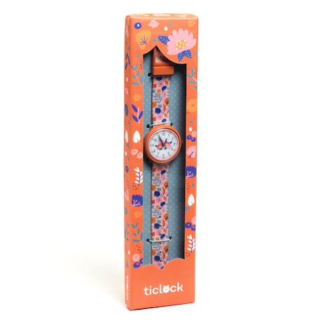 Montre enfant fleurs Orange, rose, bleu 4 - vertbaudet enfant 