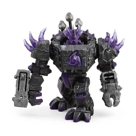 Eldrador master robot master des ténèbres avec mini creature Gris et violet 4 - vertbaudet enfant 