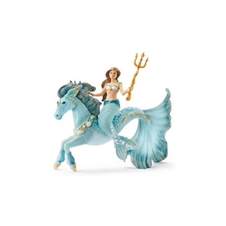 Bayala sirène eyela sur cheval de mer Bleu 2 - vertbaudet enfant 