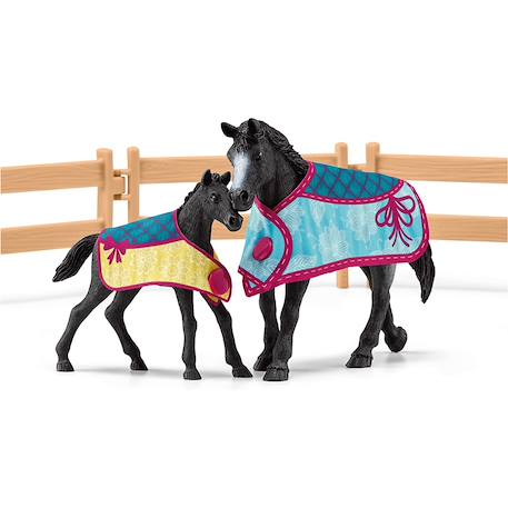 Horse club box à cheval avec jument et poulain Multicolore 4 - vertbaudet enfant 