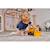 Chargeuse sur pneus avec remorque abc tracey trailer Jaune 3 - vertbaudet enfant 