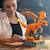 Mega pokémon - figurine action dracaufeu articulée 28cm Orange 4 - vertbaudet enfant 