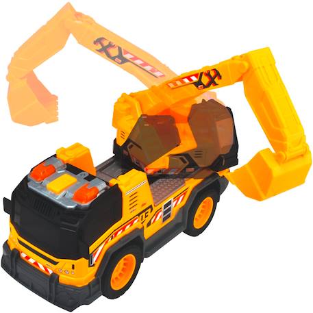 Camion excavateur Jaune 4 - vertbaudet enfant 