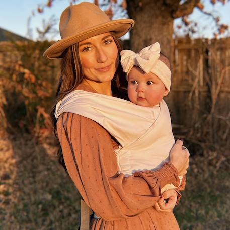 Porte-bébé hybride boba bliss stone Beige 1 - vertbaudet enfant 