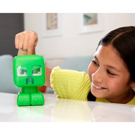 Minecraft - figurine creeper, mon animal de compagnie Vert 3 - vertbaudet enfant 