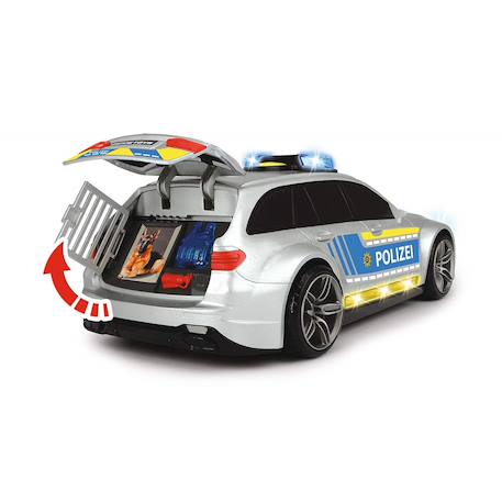 Véhicule de patrouille de police mercedes-amg e 43 Bleu et gris 3 - vertbaudet enfant 