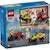 Lego city - pack de bolides de course : camion de pizza contre camion de pompiers - 60458 Multicolore 2 - vertbaudet enfant 