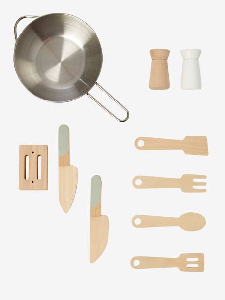 Cuisine en bois FSC® design caramel+vert 19 - vertbaudet enfant 