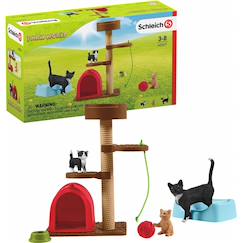 Jouet-Jeux d'imagination-Farm world - aire de jeu pour chats adorables