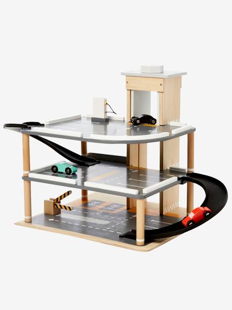 Garage en bois FSC® multicolore 4 - vertbaudet enfant 