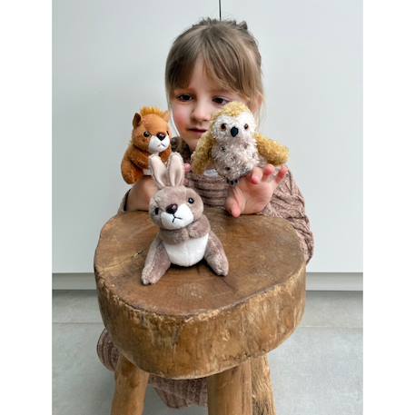 Marionnette à doigts - lapin Grey 6 - vertbaudet enfant 