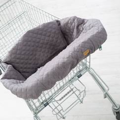 Puériculture-Protège-siège caddie bébé lavable + sac à dos de transport