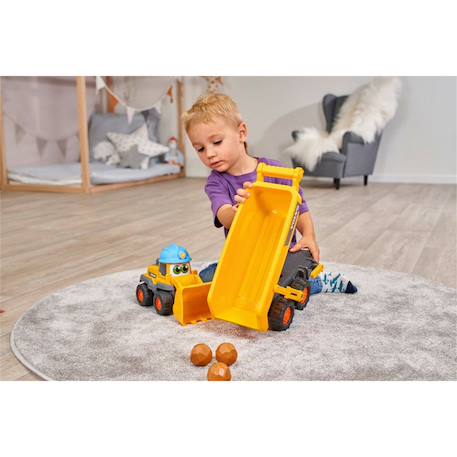 Chargeuse sur pneus avec remorque abc tracey trailer Jaune 4 - vertbaudet enfant 
