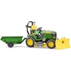 Jouet-Jeux d'imagination-Tracteur tondeuse john deere bworld
