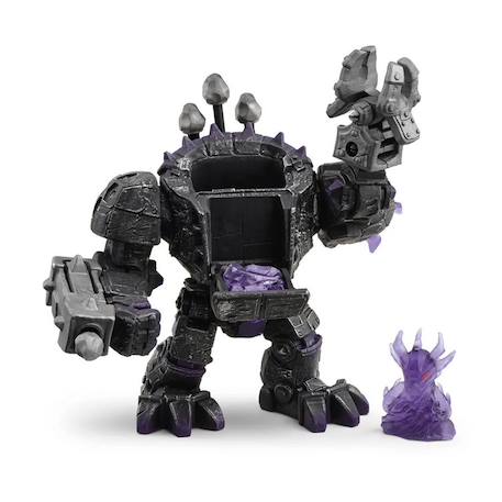 Eldrador master robot master des ténèbres avec mini creature Gris et violet 3 - vertbaudet enfant 