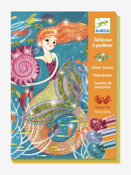 Tableaux à pailleter - La lumière des sirènes multicolore 1 - vertbaudet enfant 