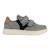 Baskets montantes  à scratch Anthracite+Vert foncé 6 - vertbaudet enfant 