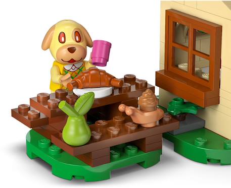 Lego animal crossing - la maison douillette de mirza - 77058 Multicolore 6 - vertbaudet enfant 