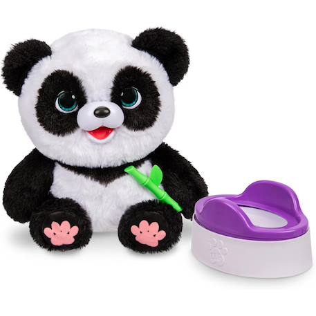 Little live pets mon bébé panda chuchu interactif Blanc et noir 3 - vertbaudet enfant 