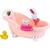 Baby coralie – baignoire avec fonctions mousse, sons et lumière Rose 1 - vertbaudet enfant 