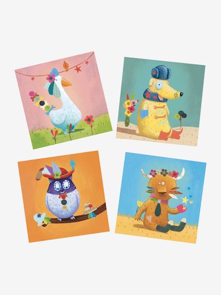 Stickers Créer des animaux multicolore 4 - vertbaudet enfant 