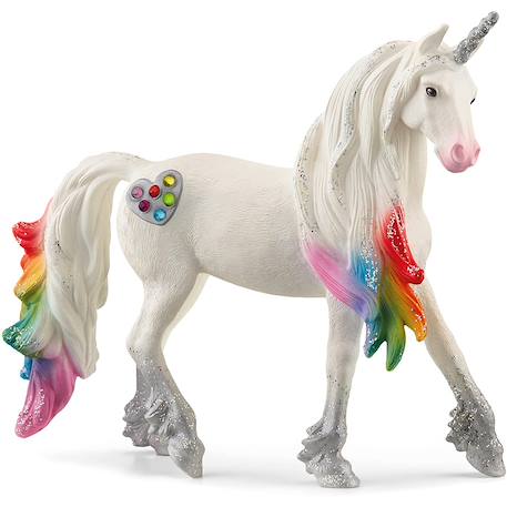 Bayala licorne arc-en-ciel mâle Blanc 1 - vertbaudet enfant 