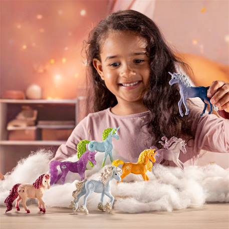 Licorne à collectionner planetea Rose et beige 3 - vertbaudet enfant 