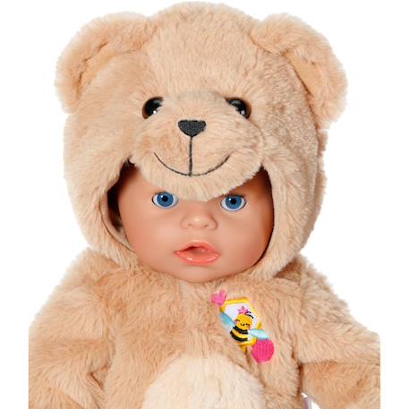 Baby born - tenue d'ours pour poupée Beige 3 - vertbaudet enfant 