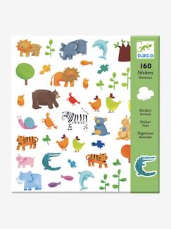 Idées cadeaux bébés et enfants-Jouet-Activités artistiques et musicales-Loisirs créatifs-160 stickers animaux DJECO