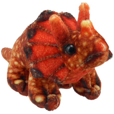 Marionnette à doigts - triceratops Orange 1 - vertbaudet enfant 