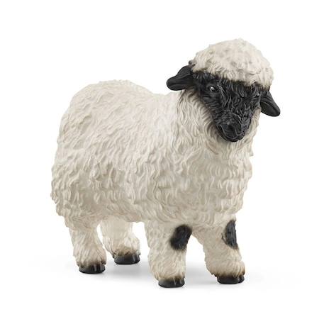Farm world mouton à nez noir du valais Blanc et noir 1 - vertbaudet enfant 