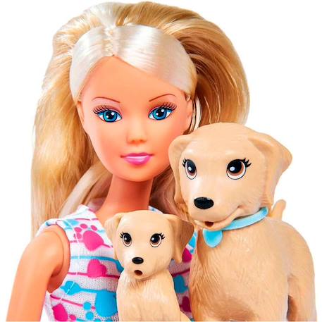 Steffi love poupée mannequin promenade chien Multicolore 3 - vertbaudet enfant 