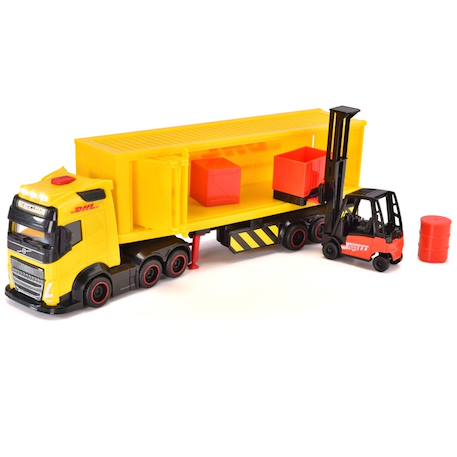 Camion lourd dhl Jaune 3 - vertbaudet enfant 