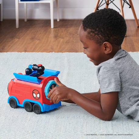 Marvel's spidey et ses incroyables amis - spinning laster ghost camion tournant Rouge 5 - vertbaudet enfant 