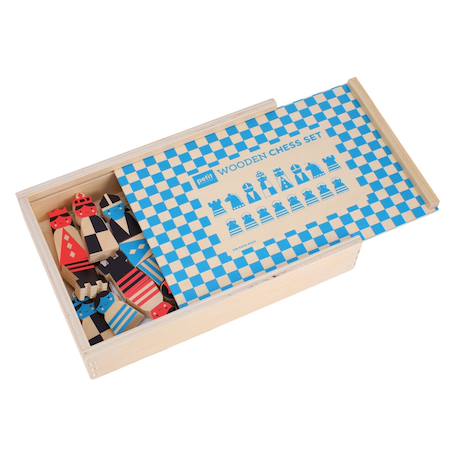 Jeu d'echecs en bois - on the move Multicolor 3 - vertbaudet enfant 