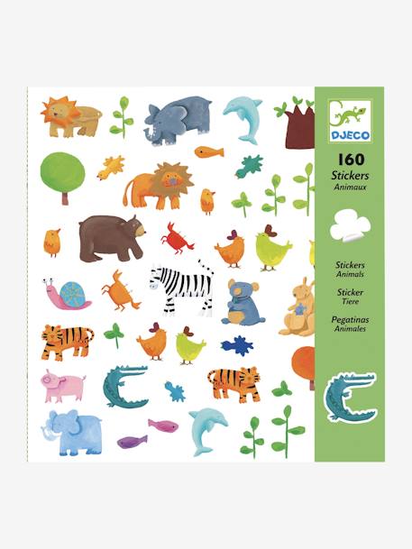 160 stickers animaux multicolore 2 - vertbaudet enfant 
