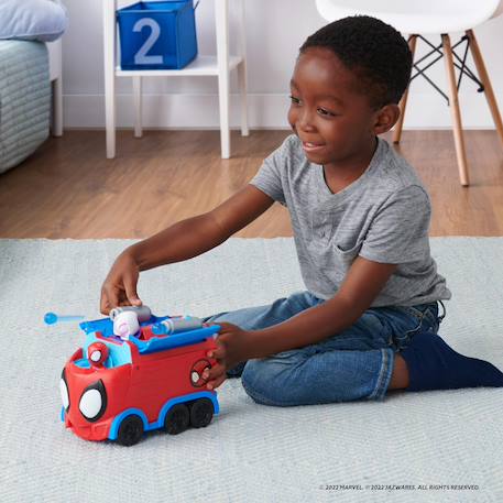 Marvel's spidey et ses incroyables amis - spinning laster ghost camion tournant Rouge 6 - vertbaudet enfant 