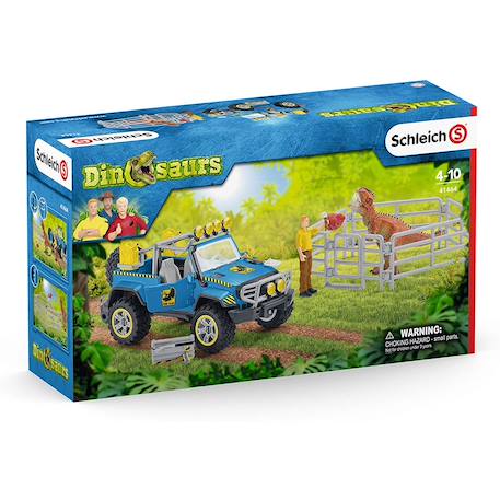Dinosaurs - voiture tout-terrain avec avant-poste dino Multicolore 6 - vertbaudet enfant 