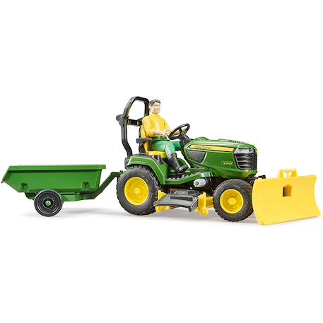 Tracteur tondeuse john deere bworld Vert et jaune 2 - vertbaudet enfant 